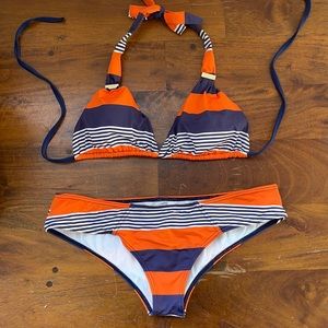Striped bikini